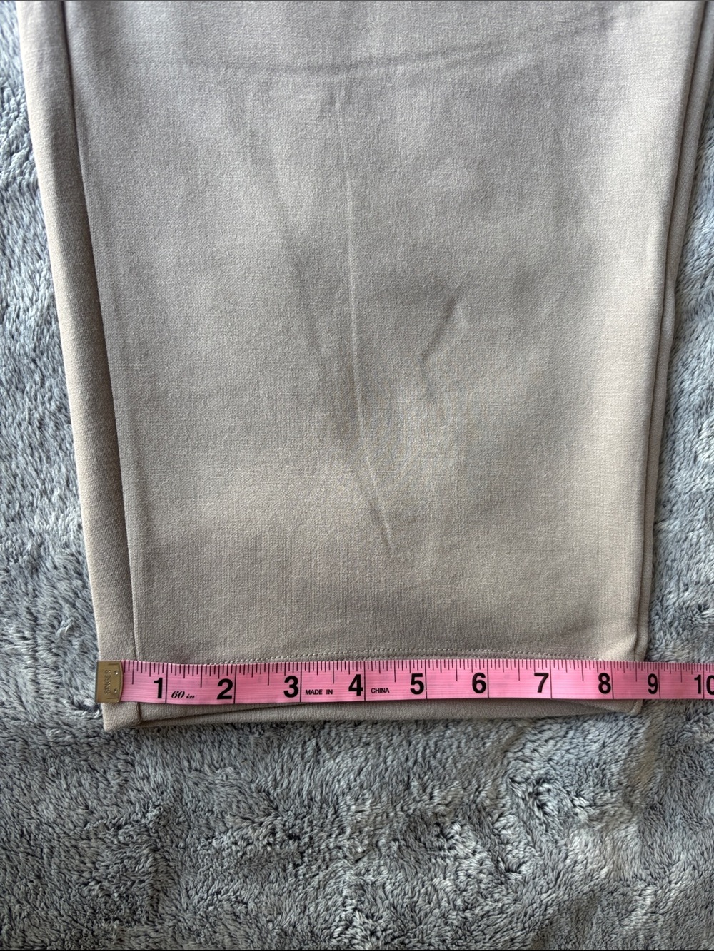 90 DEGREE BY REFLEX Boss Straight Leg Scuba Knit Pants in RockRidge Sz XL NWT - Picture 7 of 7